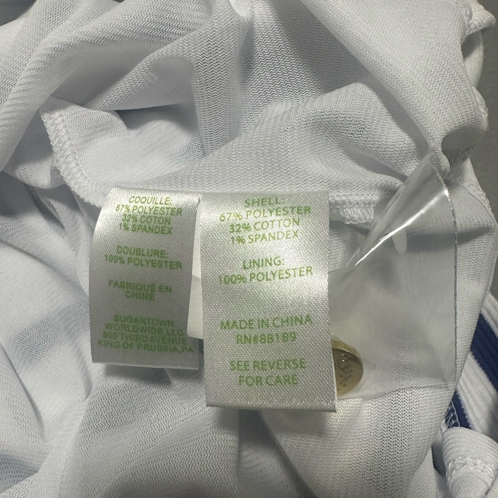 Lilly Pulitzer Blue and White Striped Dress, Size Small NWT - Picture 10 of 12